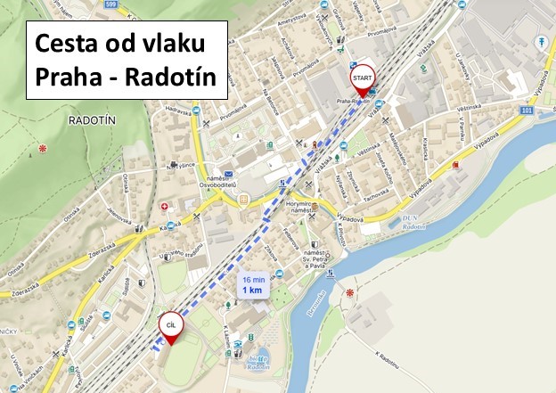Cesta od vlaku